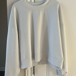 Lululemon softstreme Sweatshirt - Light Vapor (off white)